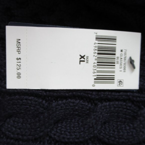 Ralph Lauren Iconic Aran Fisherman Cable Knit Crewneck Sweater NWT L XL - Picture 11 of 11